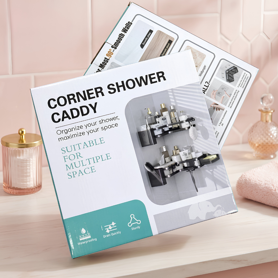 ORGANIZADOR DE ESQUINA PARA BAÑOS PACK DE 2 | SHOWER ORGANIZER