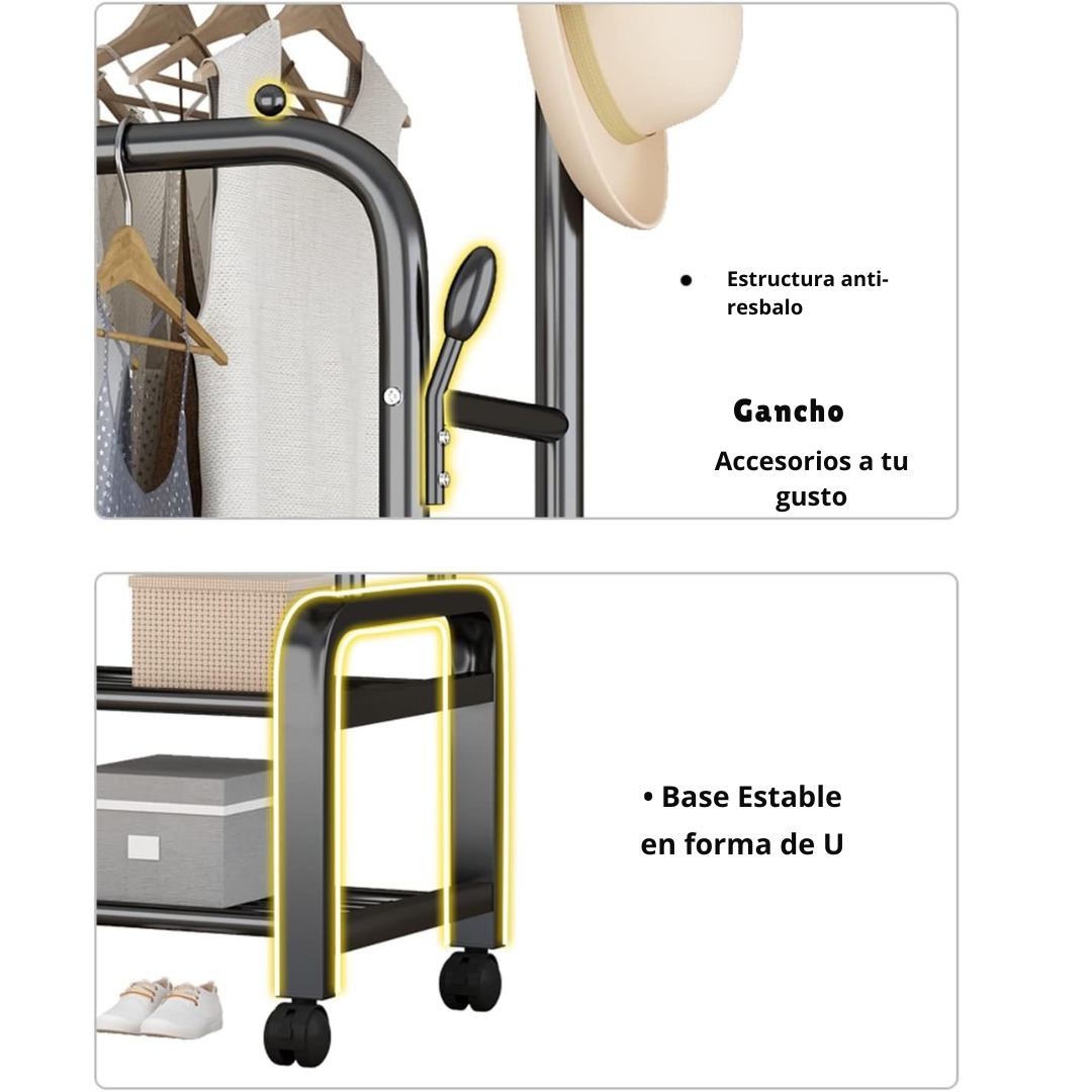 Colgador De Ropas y Estante Multifunción | Full Cloth