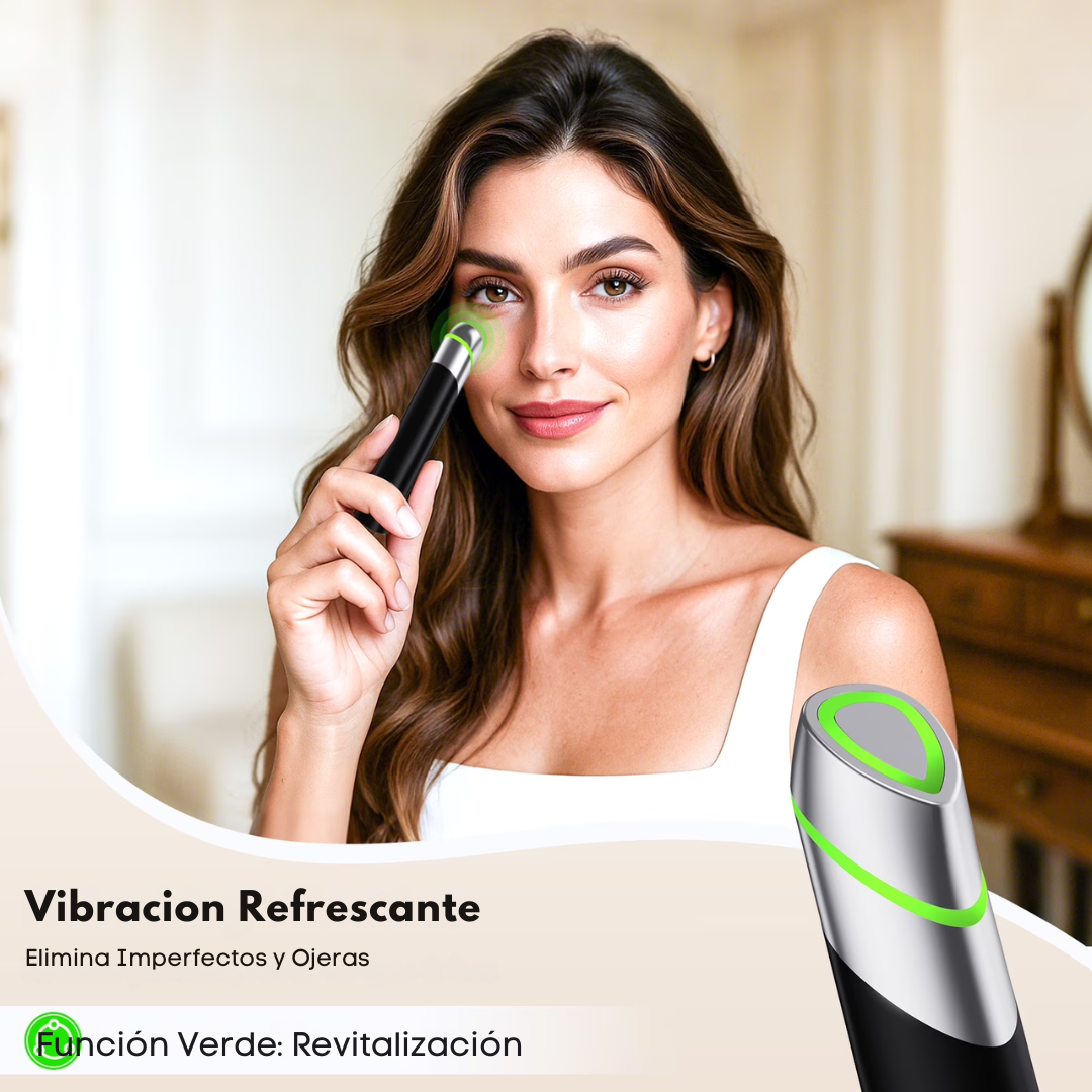 Masajeador Facial con Luz Infrarroja y Radiofrecuencia para Arrugas, Acne y Rejuvenecimiento | SkinGlow
