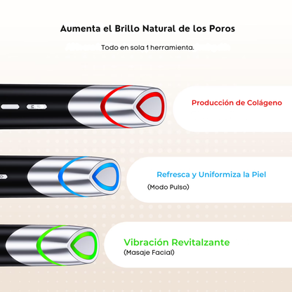 Masajeador Facial con Luz Infrarroja y Radiofrecuencia para Arrugas, Acne y Rejuvenecimiento | SkinGlow