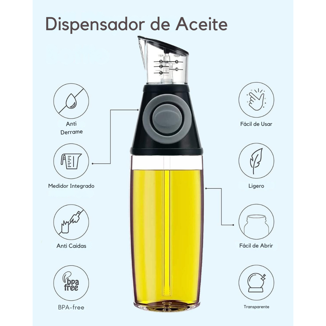 Dispensador De Aceite y Líquidos con Medidor | MediFull