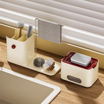 Organizador de Cocina, Dispensador y Porta Jabon | Kitchen Tool